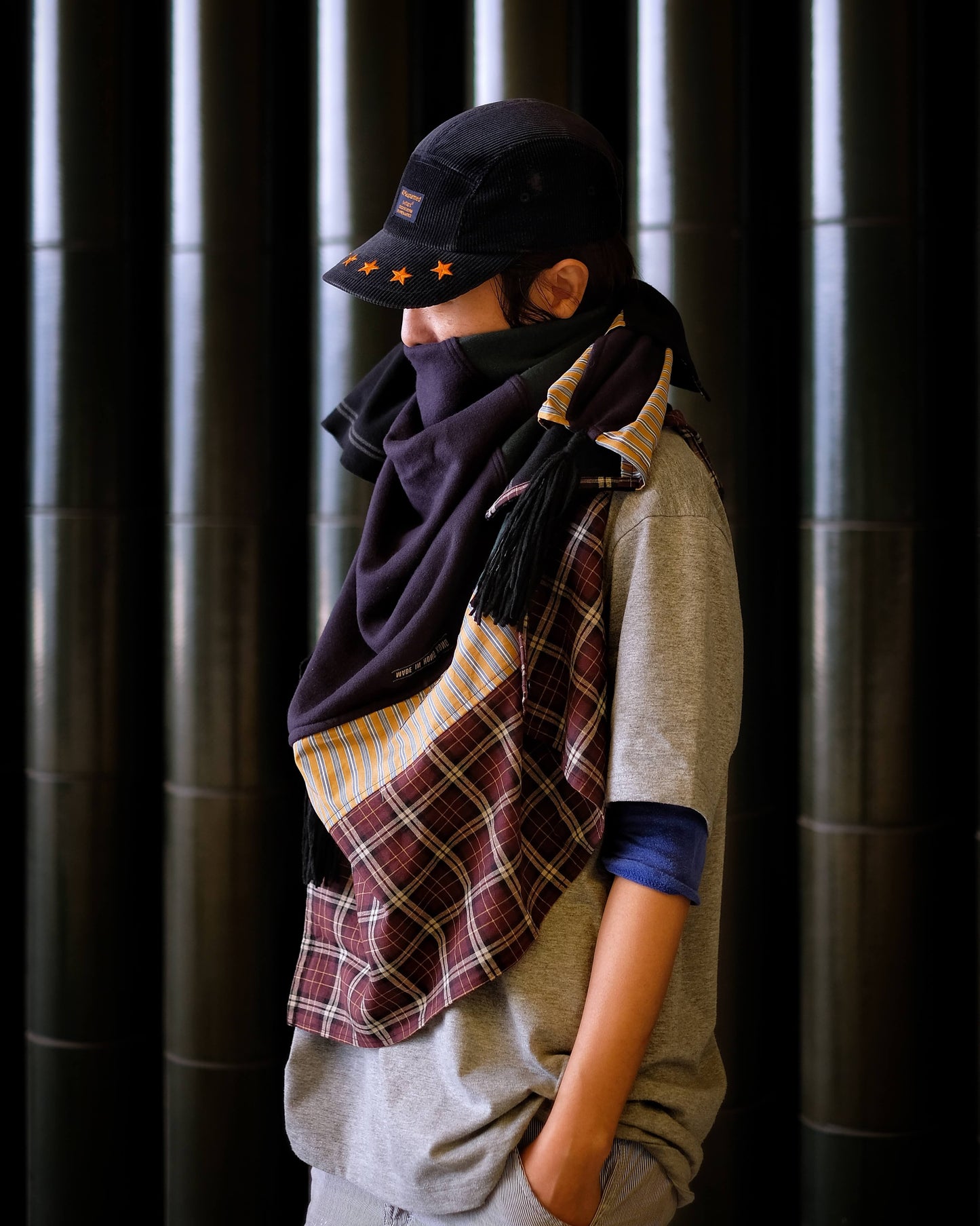 Scarf #006 - Limited Edition - a yellow object