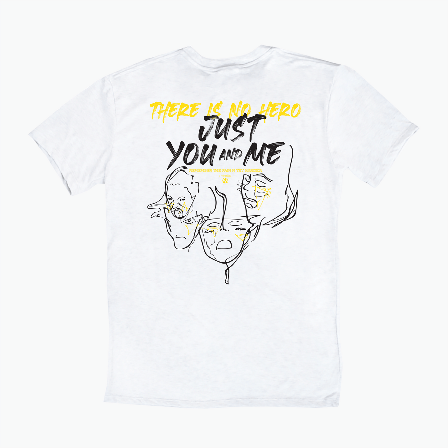 No Hero But Us T-Shirt (White) - A Yellow Object