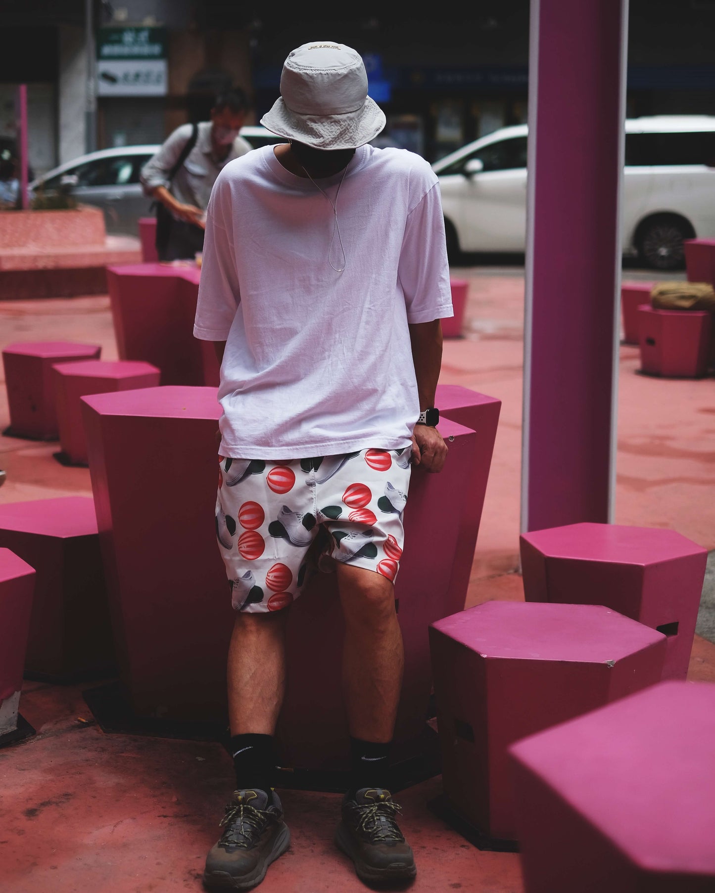 Sai Gwaa Bo Shorts - a yellow object