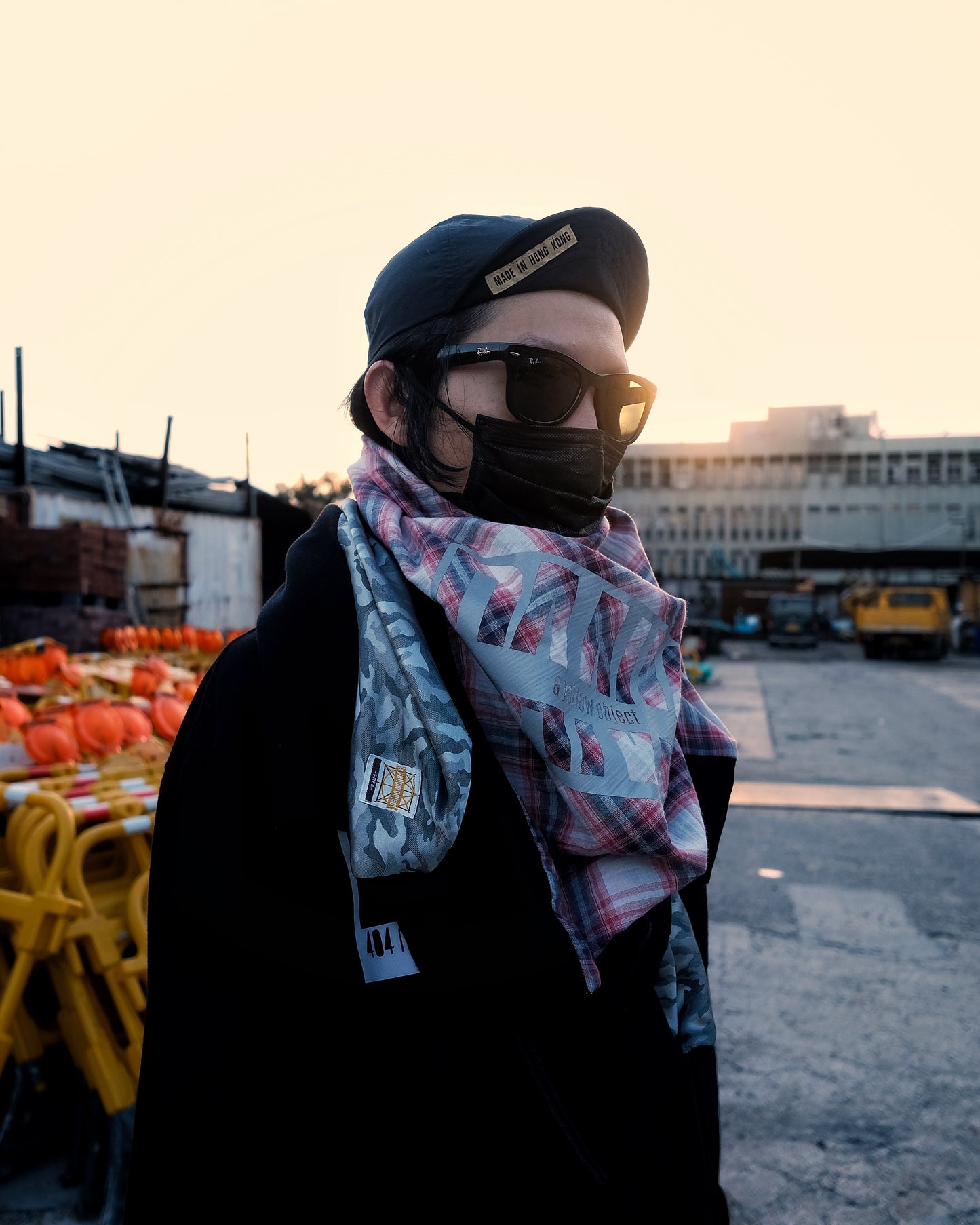 Square Scarf #004 - Limited Edition - a yellow object