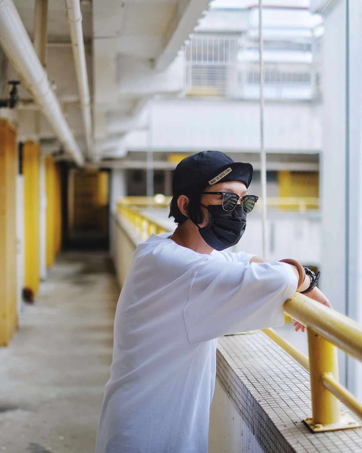 Just A Cap (Black) - A Yellow Object