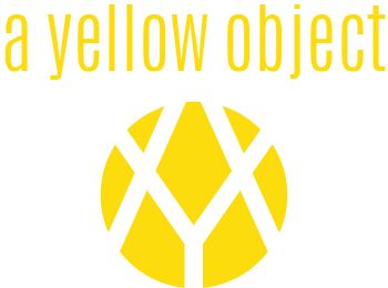 a yellow object