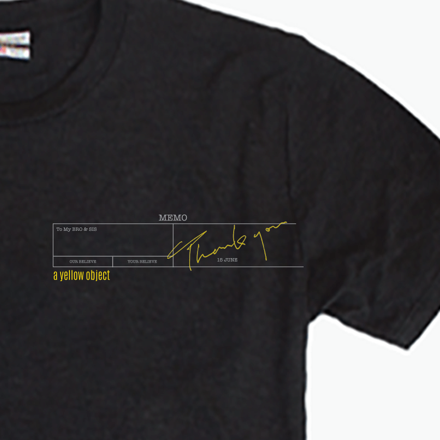 A Big Hug T-Shirt (Black) - A Yellow Object
