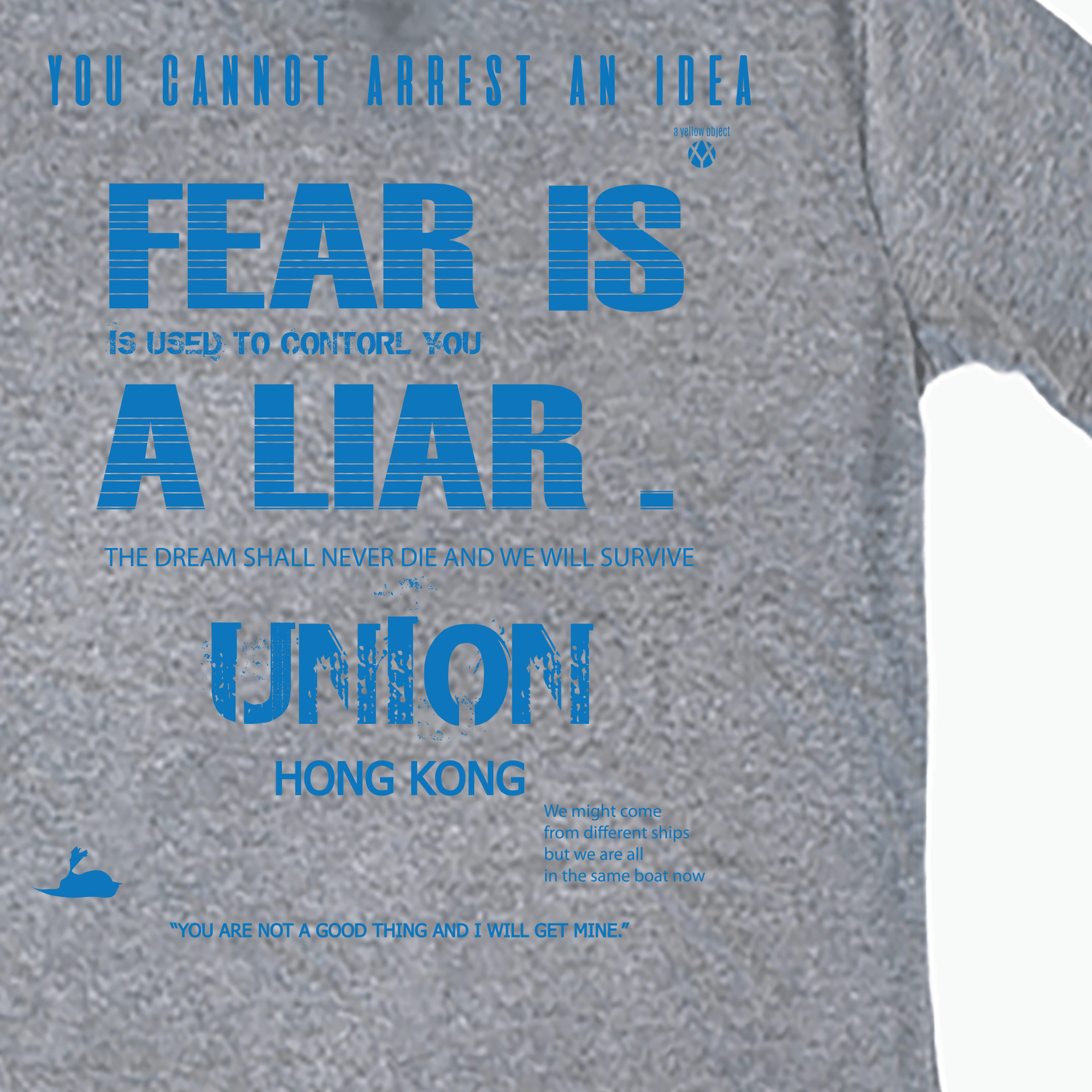 Fear T-Shirt (Gray)