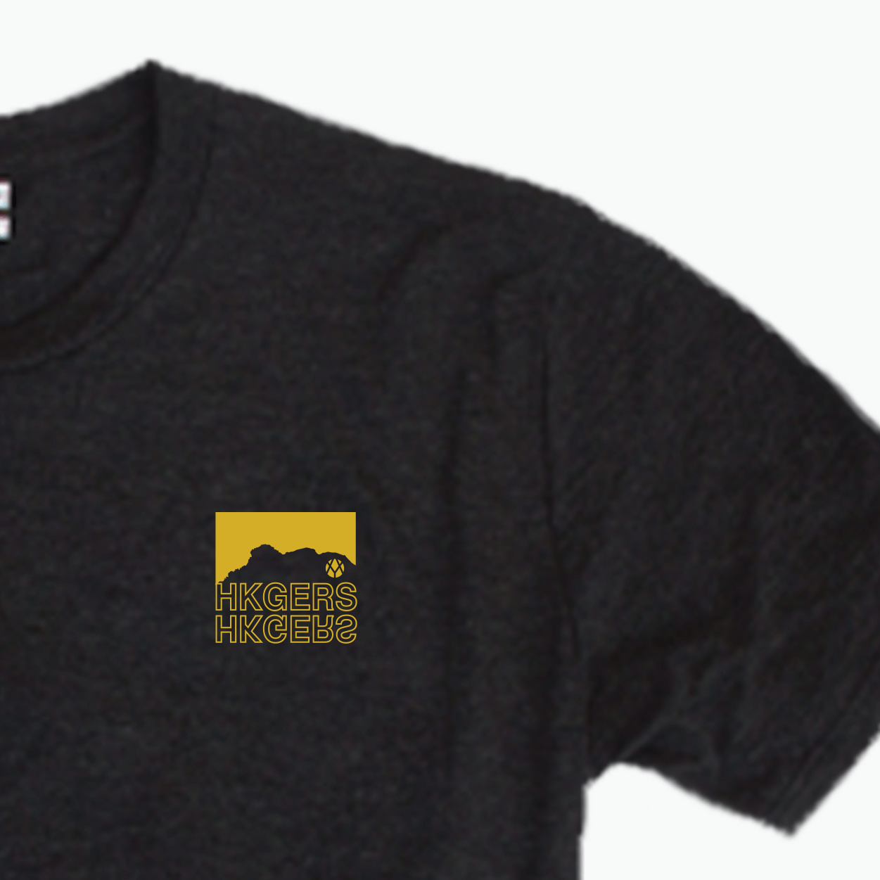 HKGERS T-Shirt (Black) - A Yellow Object