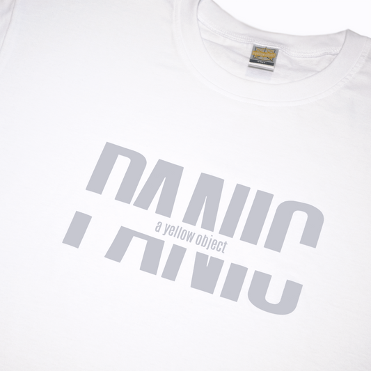 Panic Reflective T-Shirt (White) - a yellow object