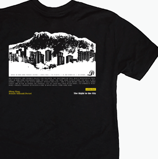 Right to The City T-Shirt (Black) - a yellow object
