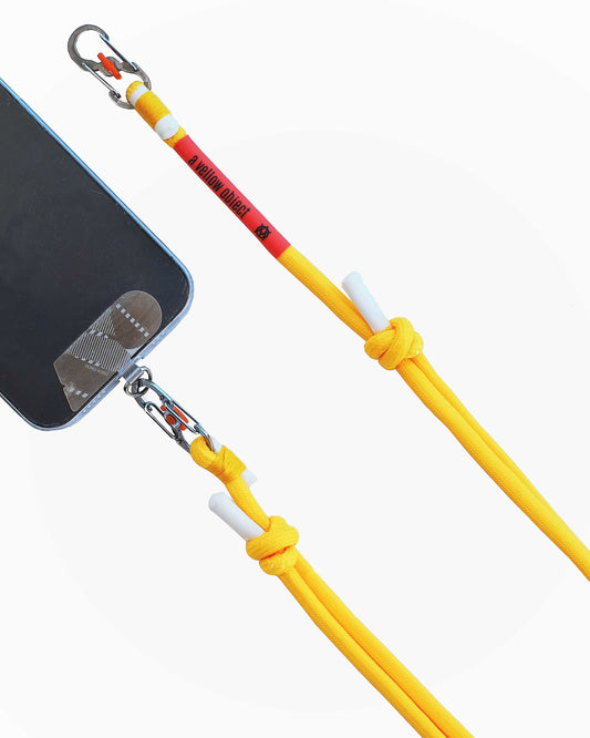 We Disconnect iPhone Lanyard (Yellow) - A Yellow Object