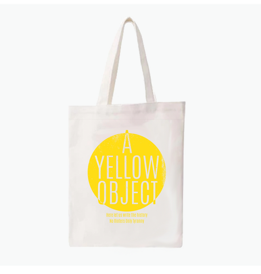 A Yellow Ball Tote Bag (Off White) - A Yellow Object